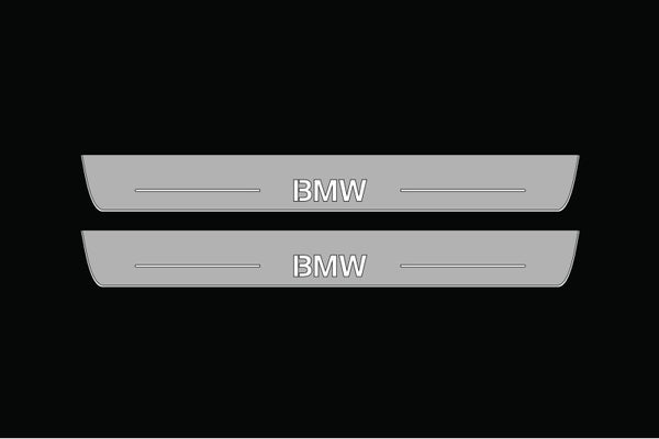 BMW 3 G20 2019+ Led Door Sill Pro with BMW logo