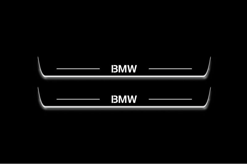 BMW 3 G20 2019+ Led Door Sill Pro with BMW logo