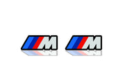 Colored Floor Mat Emblems for BMW M – Add a Touch of Personality Car Mats Badges Decoin