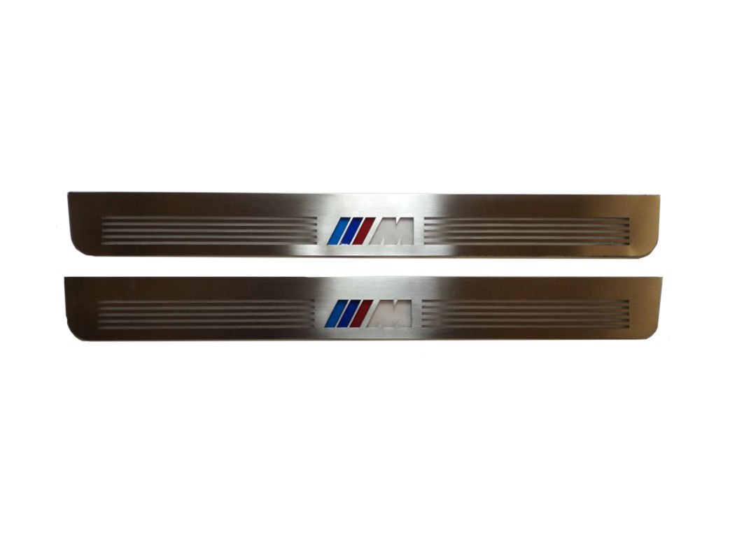 BMW X6 F16 LED Door Sills PRO With BMW LINE Logo - decoinfabric 