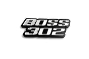 Ford tailgate trunk rear emblem with BOSS 302 logo Ford emblems decoinfabric