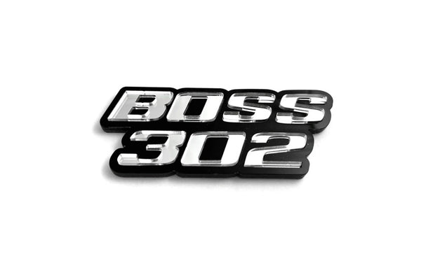 Ford tailgate trunk rear emblem with BOSS 302 logo
