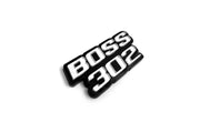 Ford tailgate trunk rear emblem with BOSS 302 logo Ford emblems decoinfabric