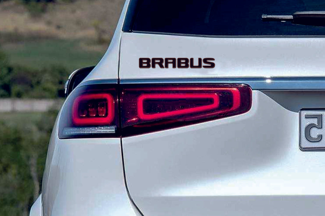 Mercedes tailgate trunk rear 3D emblem with Brabus 800 logo (type MIXT)