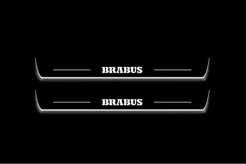 Mercedes G-Class W464 2018+ LED Door Sills PRO With Brabus Logo