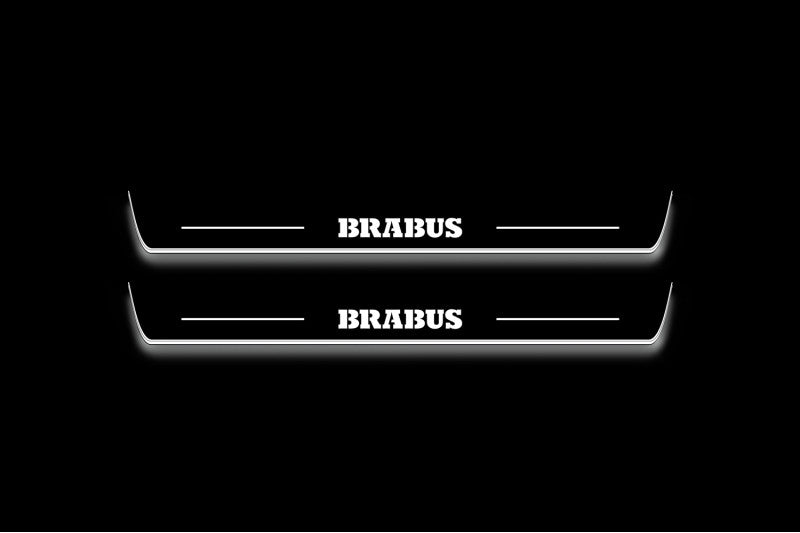 Mercedes GLE II W167 2019+ Car Door Sill With Logo Brabus