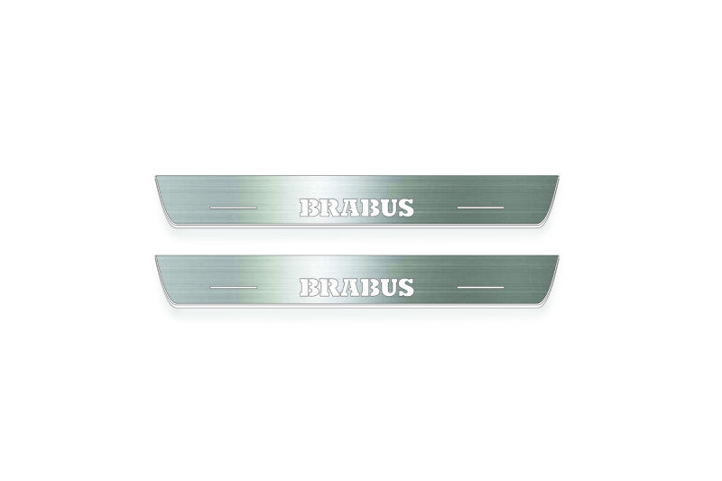 Mercedes GLS I 2015-2019 Led Door Sills With Logo Brabus