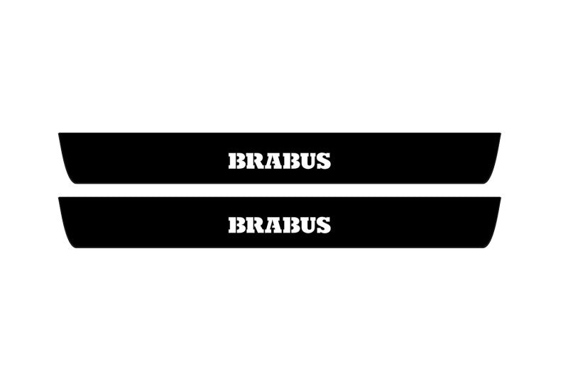 Mercedes S-Class W223 2020+ Led Door Sill Pro With Logo Brabus (Premium Painting)