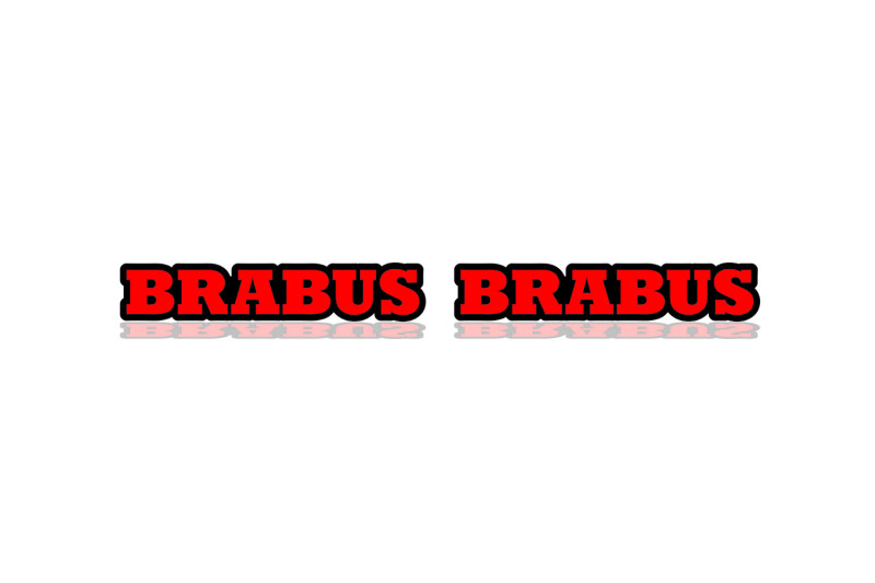 Mercedes G-Class Emblem & Badges set with Brabus logo (Type 2) Mercedes emblems decoinfabric