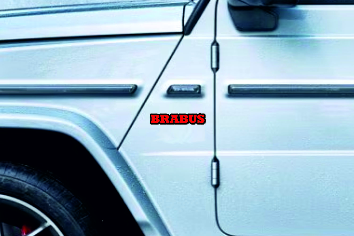 Mercedes G-Class emblem for fenders with Brabus logo (type 2)