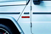 Mercedes G-Class emblem for fenders with Brabus logo (type 2) fender decoinfabric
