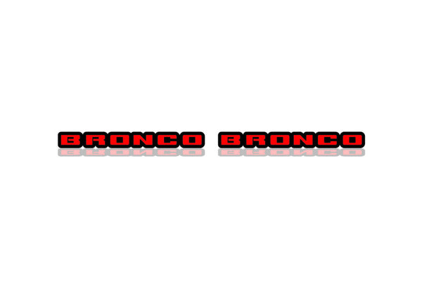 Ford Bronco emblem for fenders with Bronco logo (Type 5)