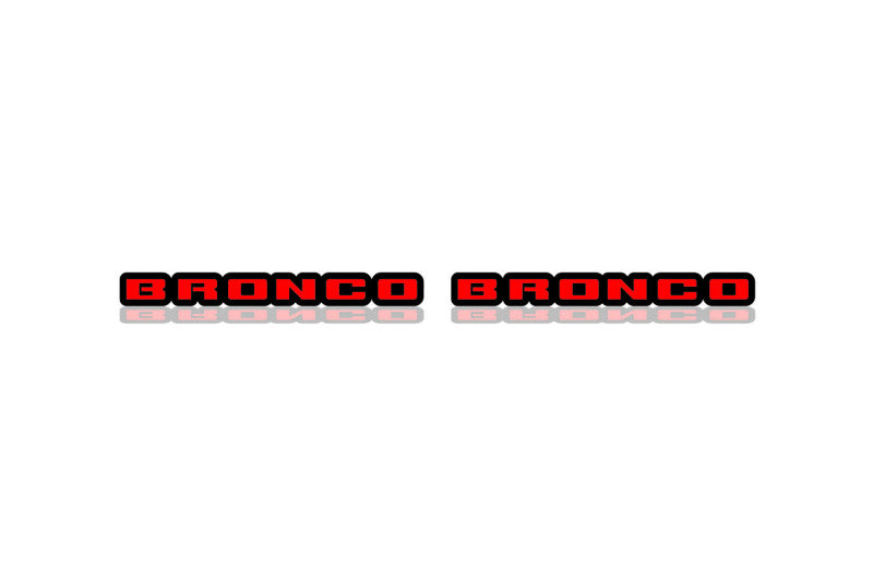 Ford Bronco Emblem & Badges set with Bronco logo (Type 5)