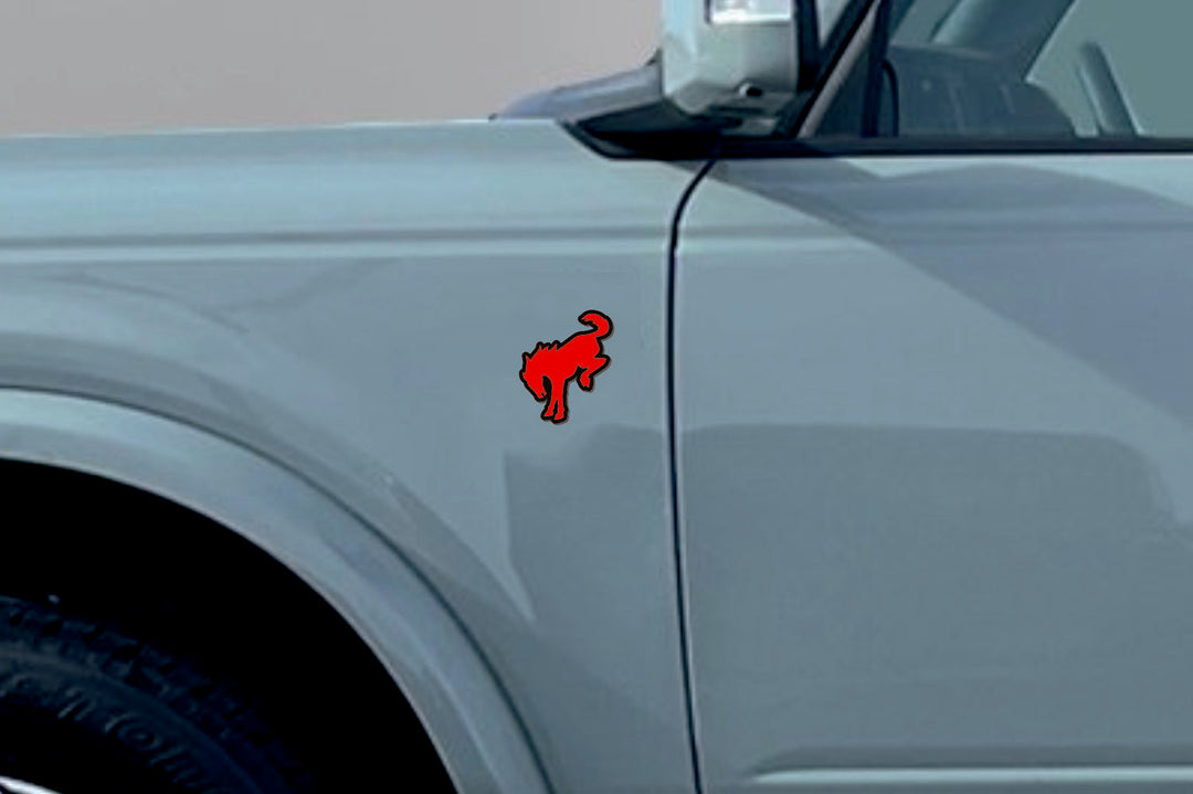 Ford Bronco Emblem & Badges set with Bronco logo (Type 4) Ford emblems decoinfabric