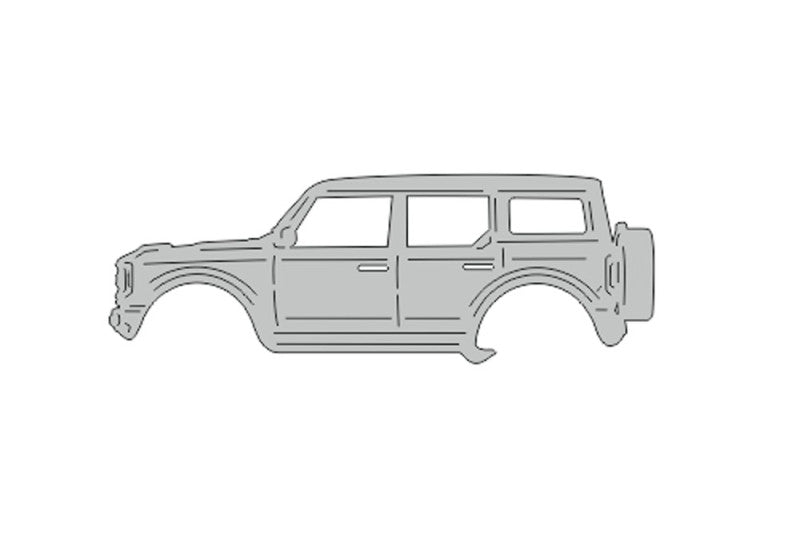 Keychain Bottle Opener for Ford Bronco VI 2020+ Keychains opdesign