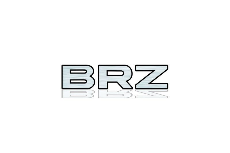 Subaru tailgate trunk rear 3D emblem with BRZ logo (type MIXT)