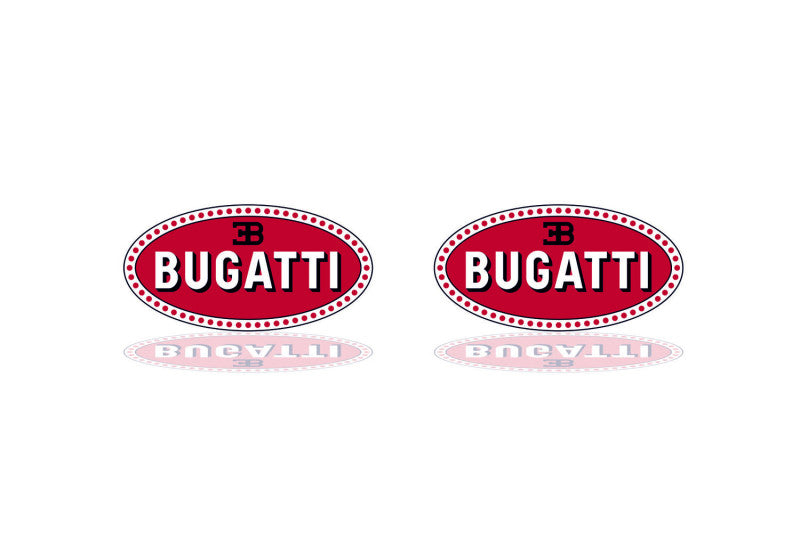 Colored Floor Mat Emblems for Bugatti – Add a Touch of Personality Car Mats Badges Decoin