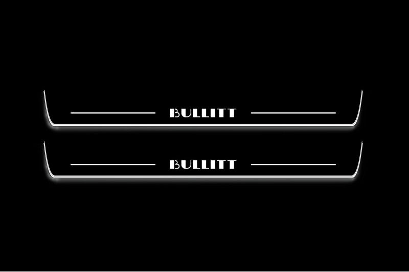 Ford Mustang VI 2015-2023 Car Door Sill With Logo BULLITT