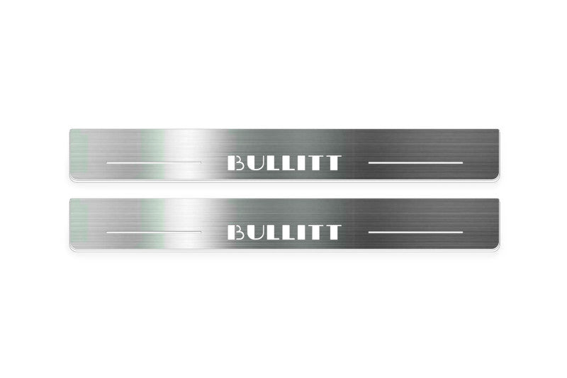 Ford Mustang VII 2023+ Illuminated LED Door Sill Plates With Bullitt Logo