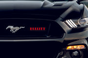 Ford Illuminated LED Radiator Grille Emblems and Badges with Bullitt logo Ford Led Emblems decoinfabric