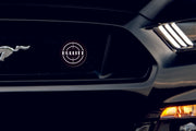 Ford Illuminated LED Radiator Grille Emblems and Badges with Bullitt (type 1) logo Ford Led Emblems decoinfabric