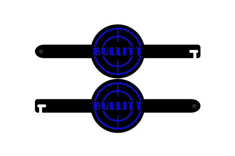 Custom Car Show Door Props Bullitt (type 1) Logo Stainless Steel