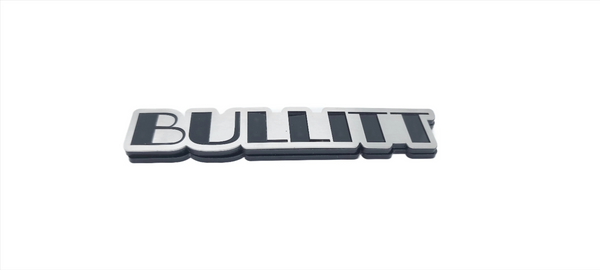 Ford Stainless Steel tailgate trunk rear emblem with Bullitt logo (type 3)