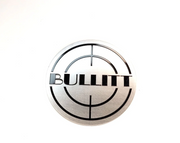 Ford Stainless Steel tailgate trunk rear emblem with Bullitt logo Ford emblems decoinfabric