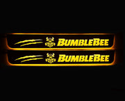 Chevrolet Camaro VI 2016+ LED Door Sill With Logo BumbleBee (type 1) Chevrolet Led Door Sills opdesign