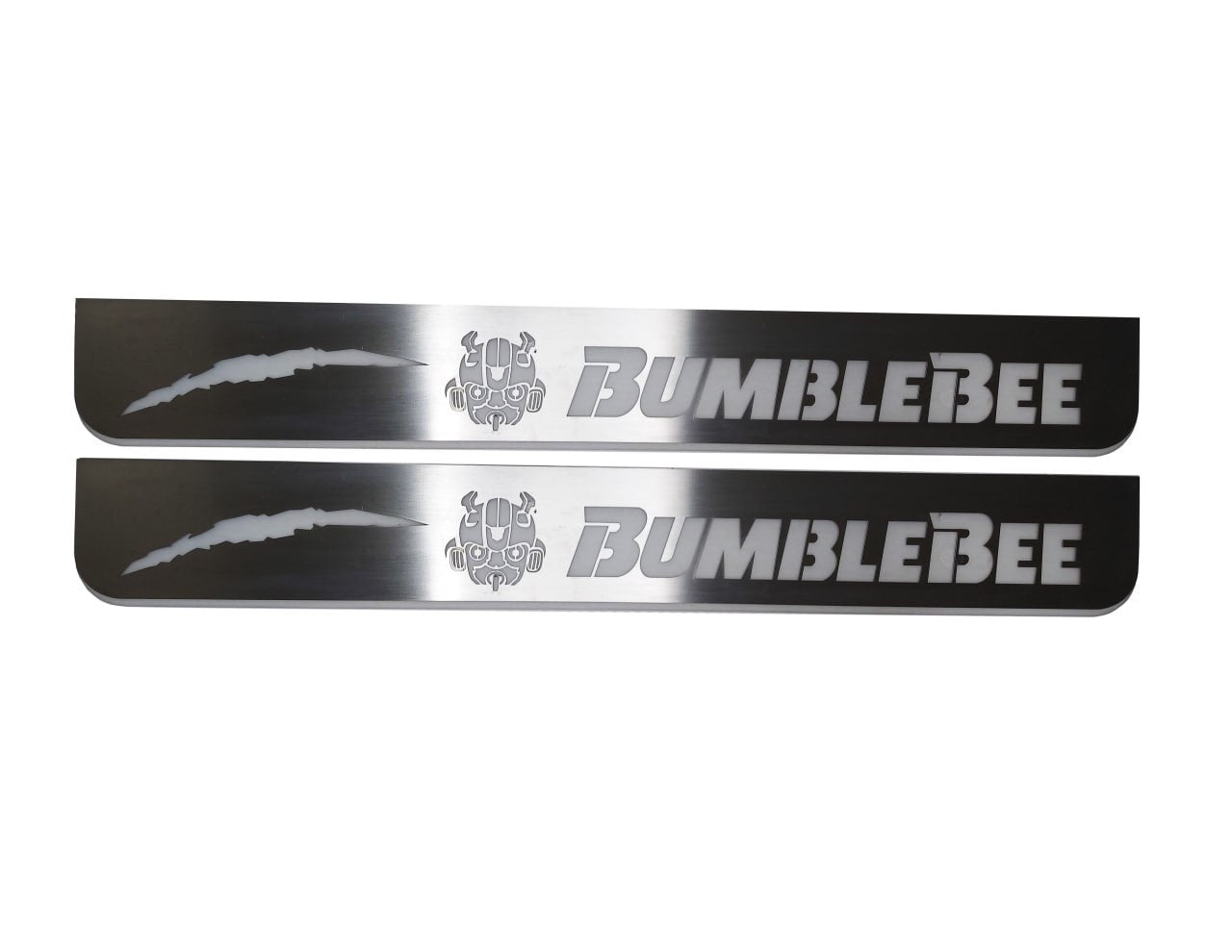 Chevrolet Camaro V 2009-2015 LED Door Sill With Logo BumbleBee (type 2) Chevrolet Led Door Sills opdesign