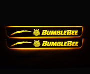 Chevrolet Camaro V 2009-2015 LED Door Sill With Logo BumbleBee (type 2) Chevrolet Led Door Sills opdesign