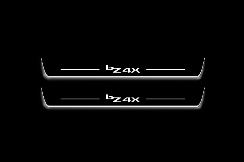 Toyota bZ4X 2022+ Auto Door Sill Plates With bZ4X Logo