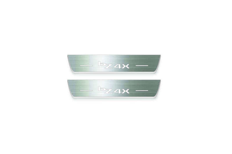 Toyota bZ4X 2022+ Auto Door Sill Plates With bZ4X Logo