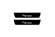 Toyota bZ4X 2022+ Led Door Sill Pro With Logo bZ4X (Premium Painting) Toyota Led Door Sills PRO opdesign