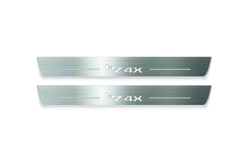 Toyota bZ4X 2022+ Auto Door Sill Plates With bZ4X Logo