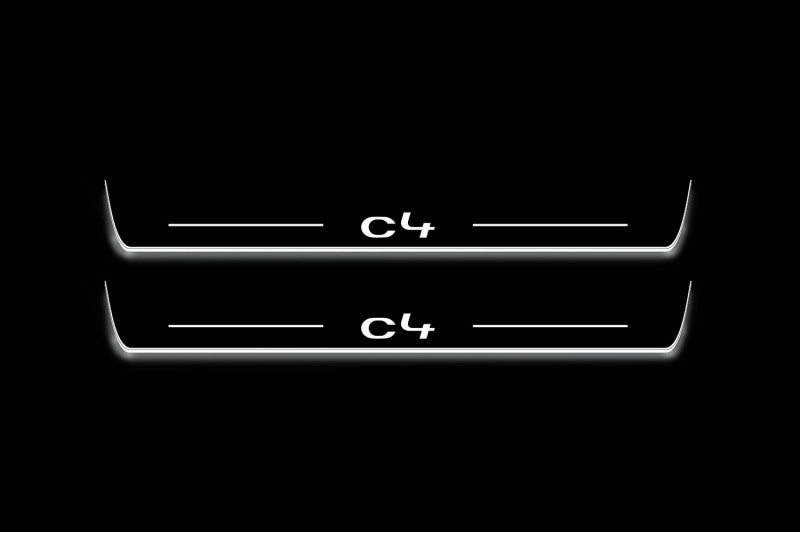 Citroen C4 II 2010-2020 Car Sill With Logo C4