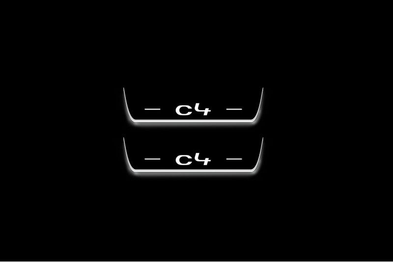 Citroen C4 II 2010-2020 Car Sill With Logo C4