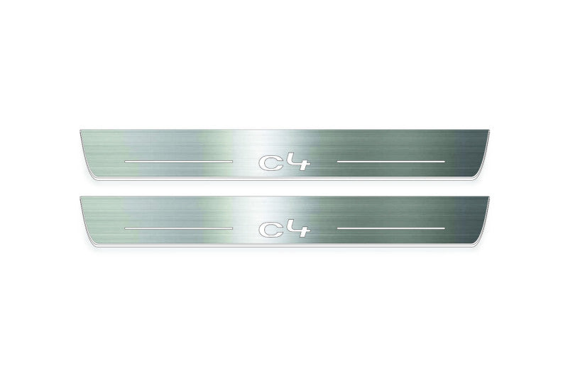 Citroen C4 II 2010-2020 Car Sill With Logo C4
