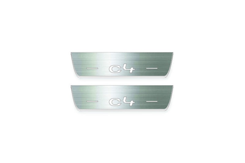 Citroen C4 II 2010-2020 Car Sill With Logo C4