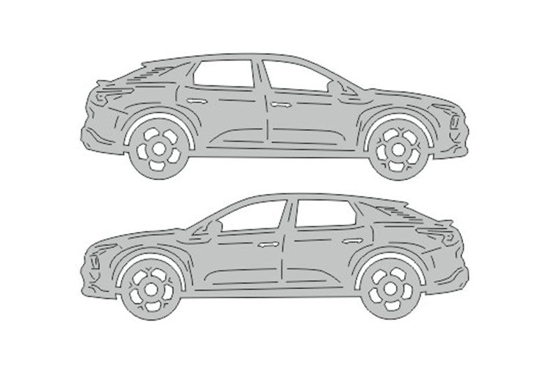 Citroen C5 III (2021+) Floor Mat Emblem Set – Stainless Steel Badges Car Mats Badges Decoin