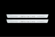 Mercedes C W204 2007-2014 LED Door Sills PRO With AMG C63 Logo Mercedes Led Door Sills opdesign
