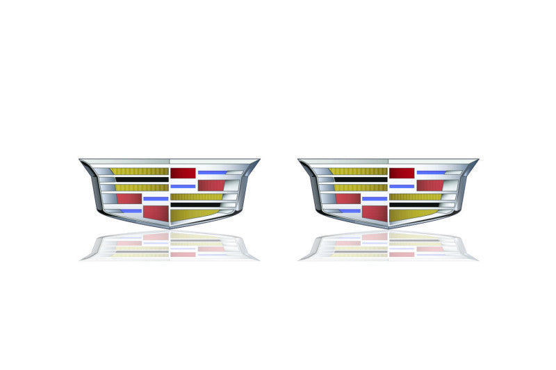 Colored Floor Mat Emblems for Cadillac – Add a Touch of Personality Car Mats Badges Decoin