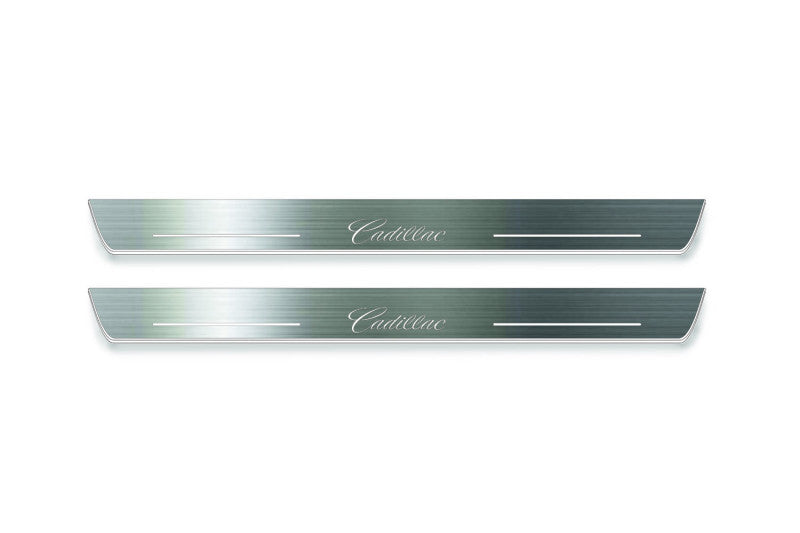 Cadillac ATS 2012+ LED Door Sills With Logo Cadillac