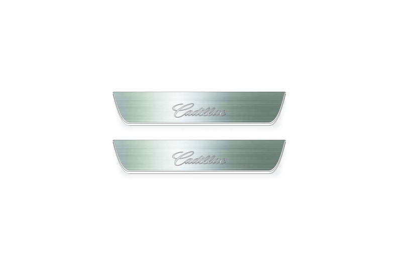 Cadillac CTS II 2007-2014 LED Door Sills With Logo Cadillac