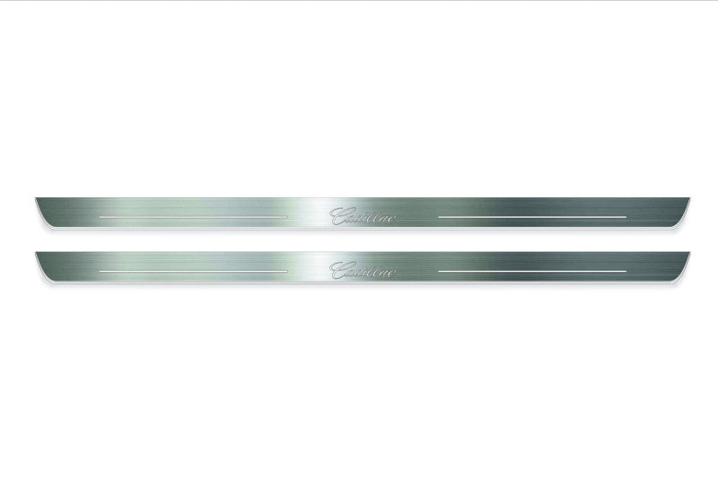 Cadillac CTS II Coupe 2008-2014 LED Door Sills With Logo Cadillac