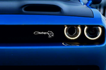 Load image into Gallery viewer, Dodge Radiator grille emblem with Challenger + Hellcat logo — photo 4