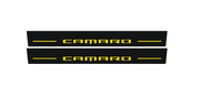Chevrolet Camaro VI 2016+ LED Door Sill With CAMARO Logo Chevrolet Led Door Sills opdesign