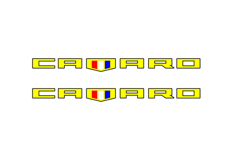 Chevrolet emblem for fenders with Camaro logo (type MIXT) Var. 2 Fender decoinfabric