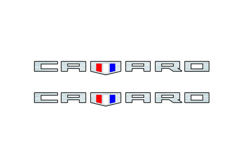 Chevrolet emblem for fenders with Camaro logo (type MIXT) Var. 2 Fender decoinfabric
