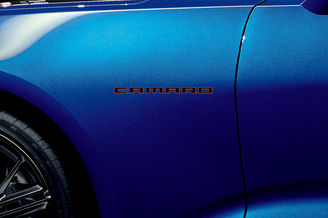 Chevrolet emblem for fenders with Camaro logo (type MIXT) Var. 1 Fender decoinfabric